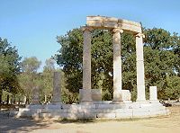 Rundtempel in Olympia