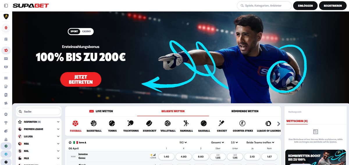 Als frischer Newcomer am Markt positioniert sich Supabet als moderner wettanbieter ohne oasis. Neben einem starken Willkommensbonus punktet die Plattform vor allem durch ihren innovativen, tokenbasierten VIP-Shop, in dem Treue direkt belohnt wird.